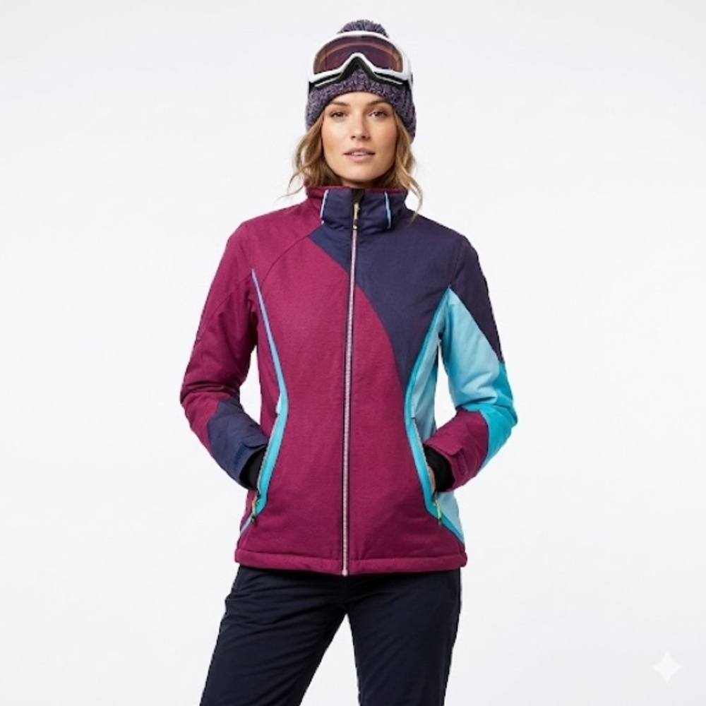 Killtec Ski Jacket Waterproof Insulated Colorblock Snow Coat Small